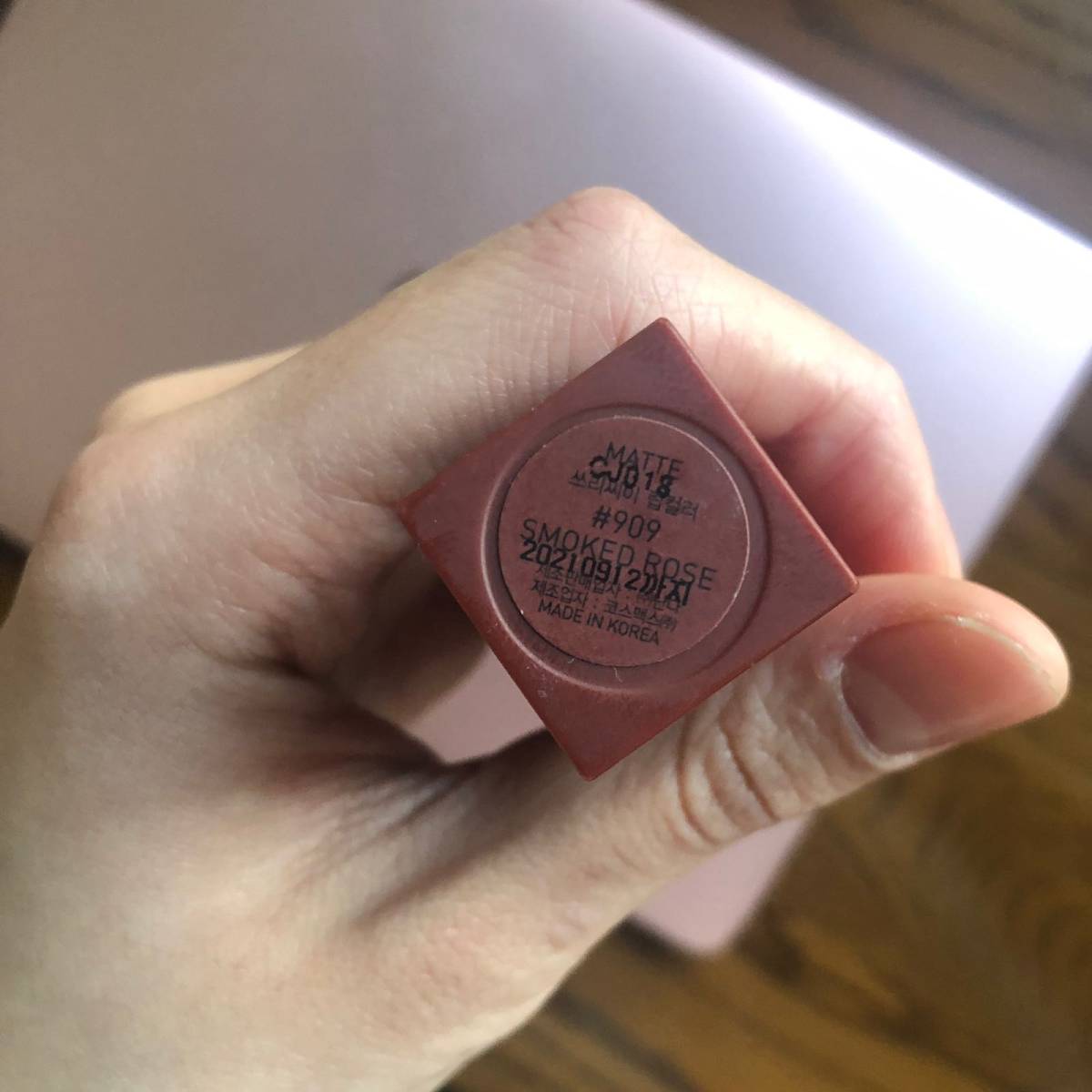 #Day2⃣️6⃣️💄#3CE家的小众素颜砖红色909# 
