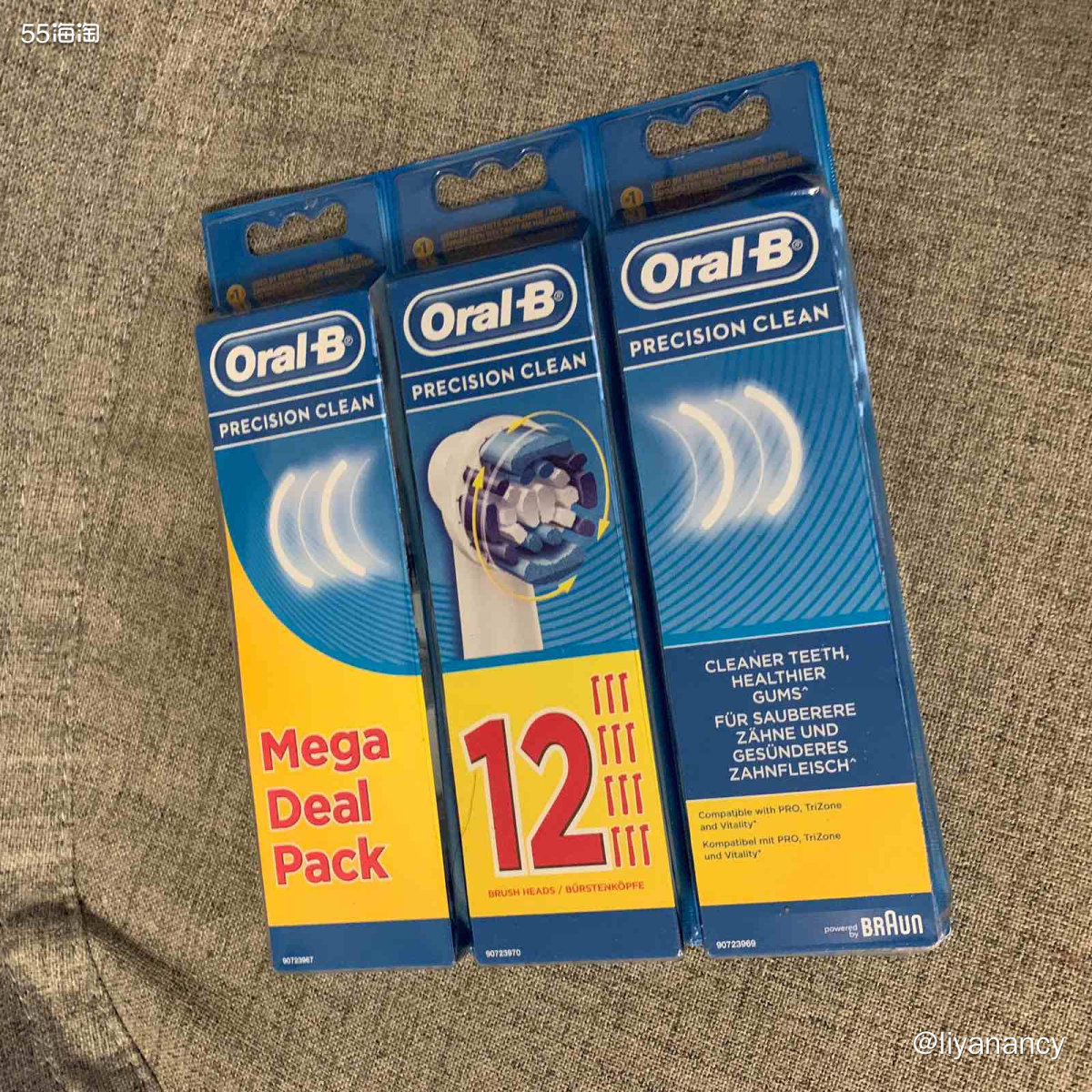 oral b牙刷头  ✨因为家里用飞利浦电动牙刷比较多，所以