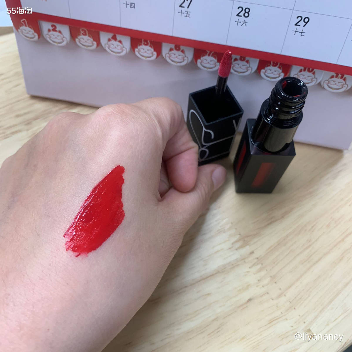 nars cherry bomb  ✨这个唇釉其实也蛮好看的