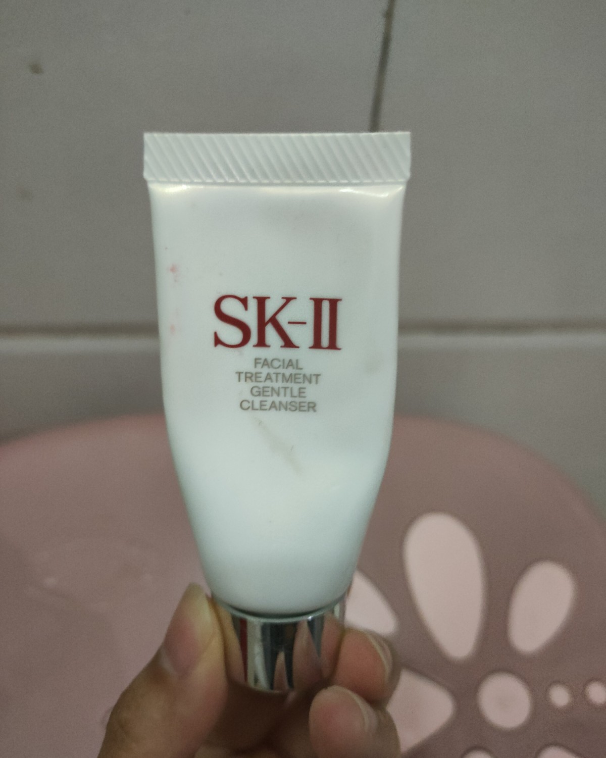 ＃年度空瓶记＃SK-II洗面奶小样，属于氨基酸洁面，我的肤质