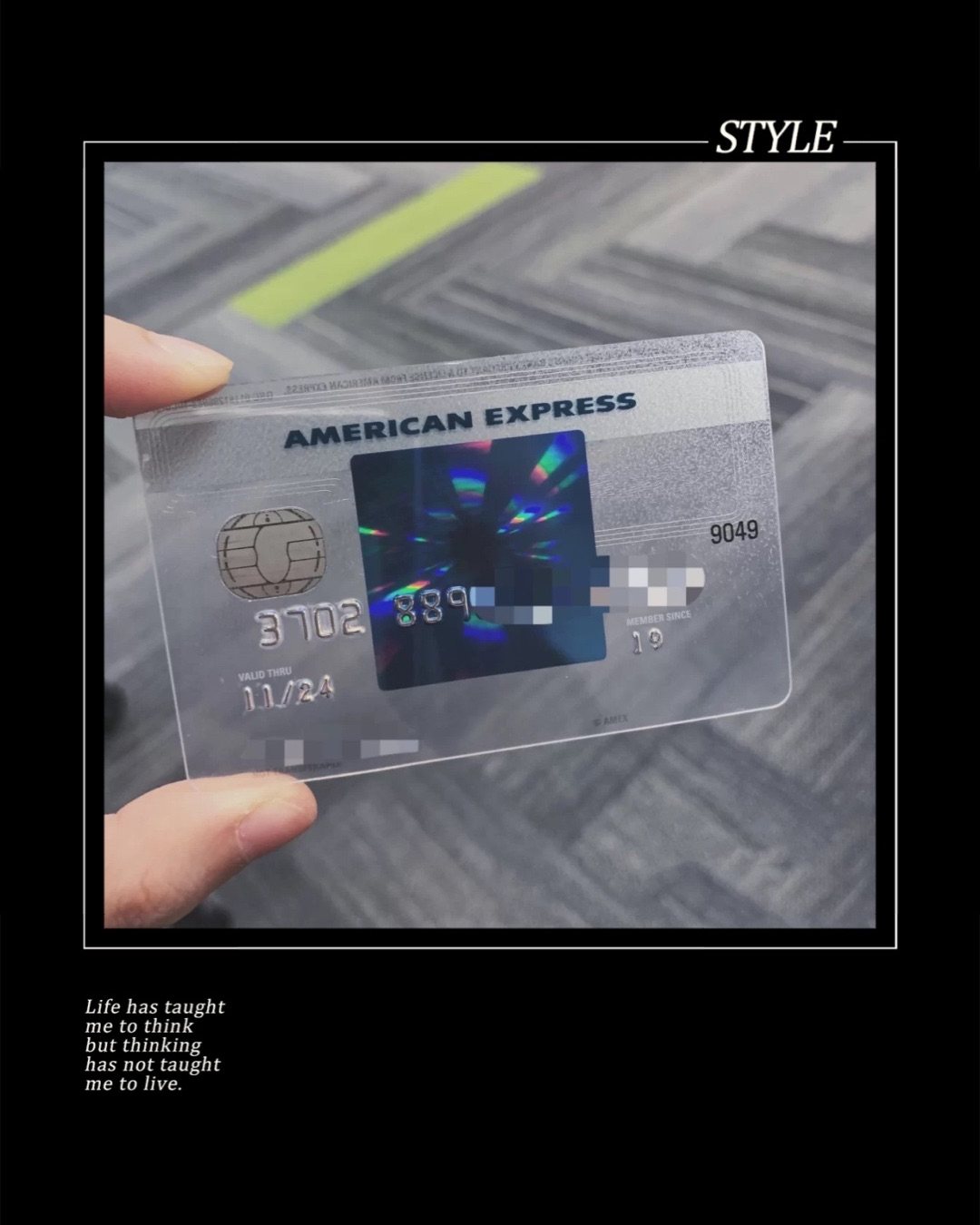 美国运通卡我**5 美国招行的AE blue全币种国际信用卡