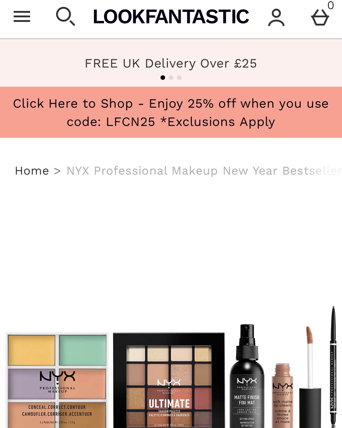 Look fantastic 好物之NYX六色遮瑕盘  高光
