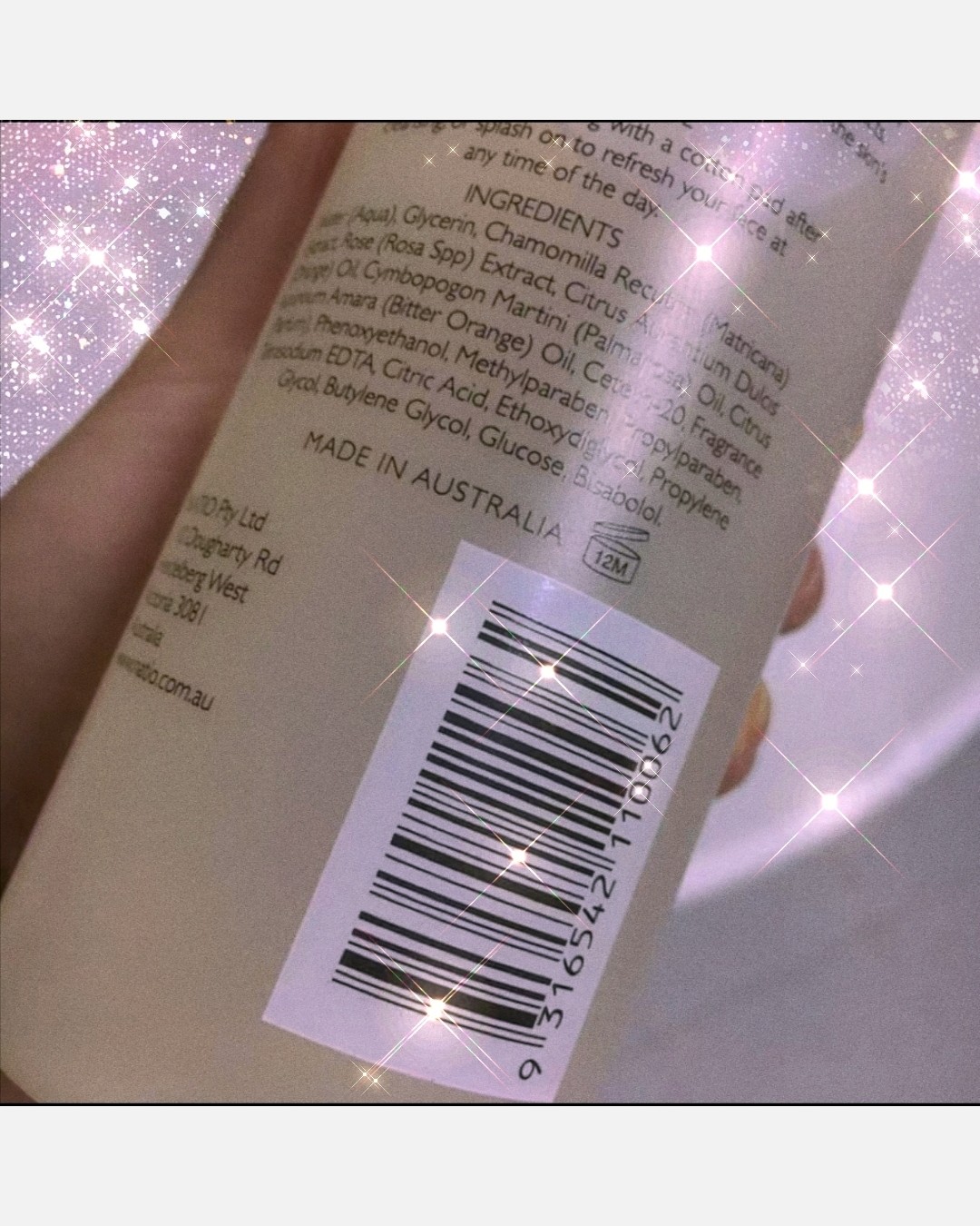 lookfantastic好物之natio洋甘菊玫瑰爽肤水：