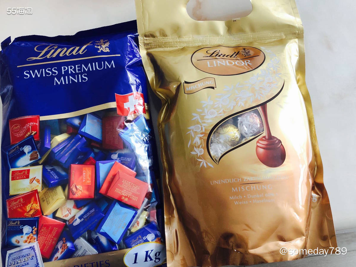 #春节年货清单# Lindt瑞士莲巧克力，2袋，2kg  每
