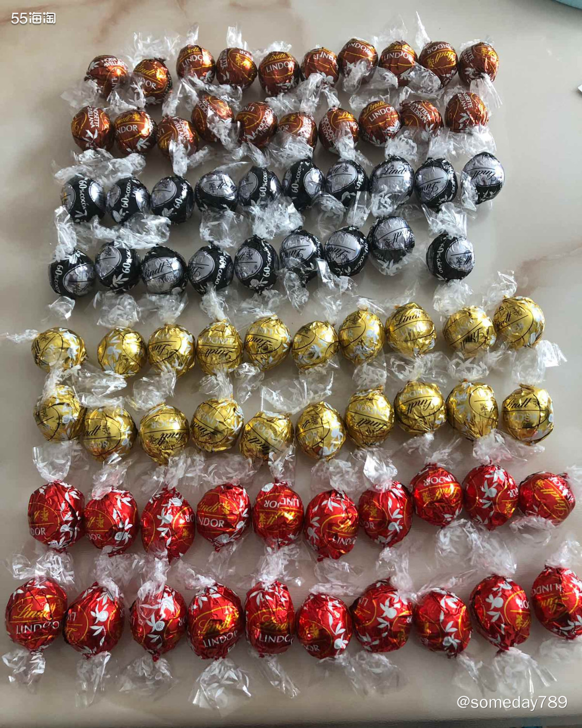 #春节年货清单# Lindt瑞士莲巧克力，2袋，2kg  每