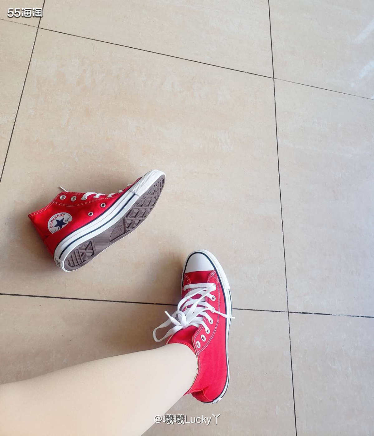 曦曦的新春晒单✔ 红红火火converse  ♛匡威的帆布鞋