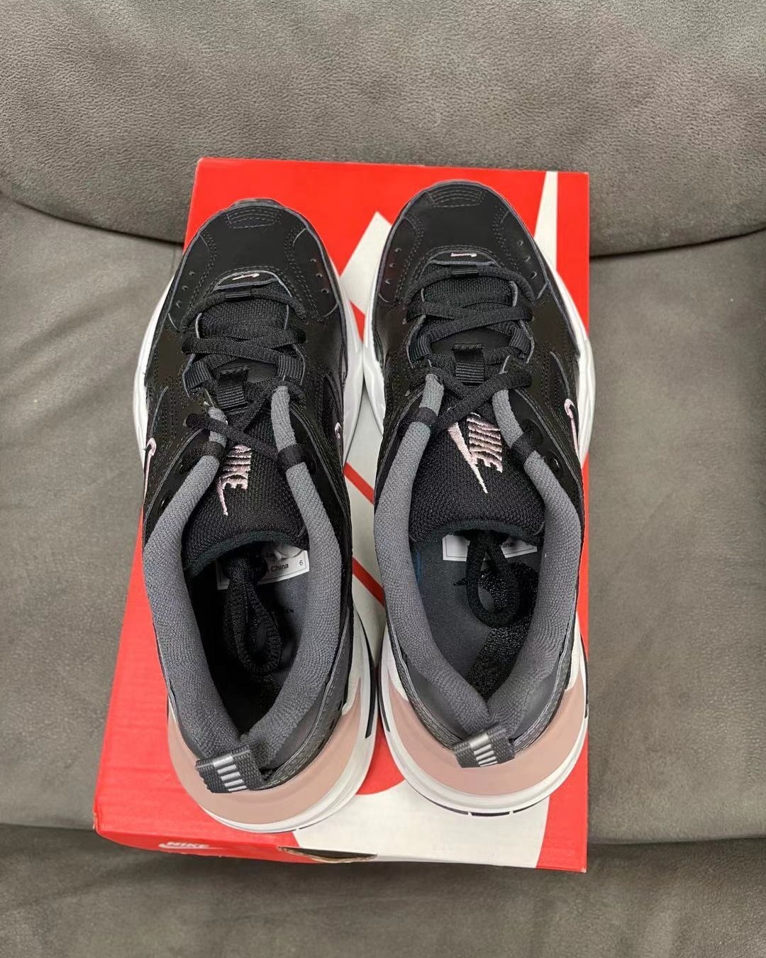 新春晒单，nike 日常通勤老爹鞋显腿长鞋子  耐克，黑色复