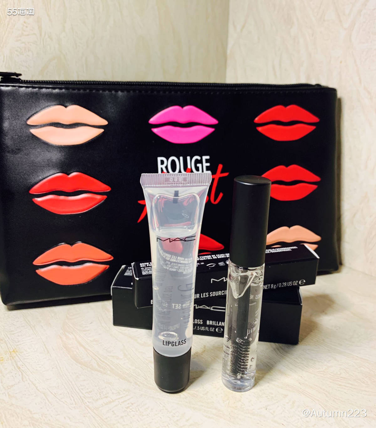 新春晒单之魅可LIP GLASS透明纯蜜和BROW SET眉