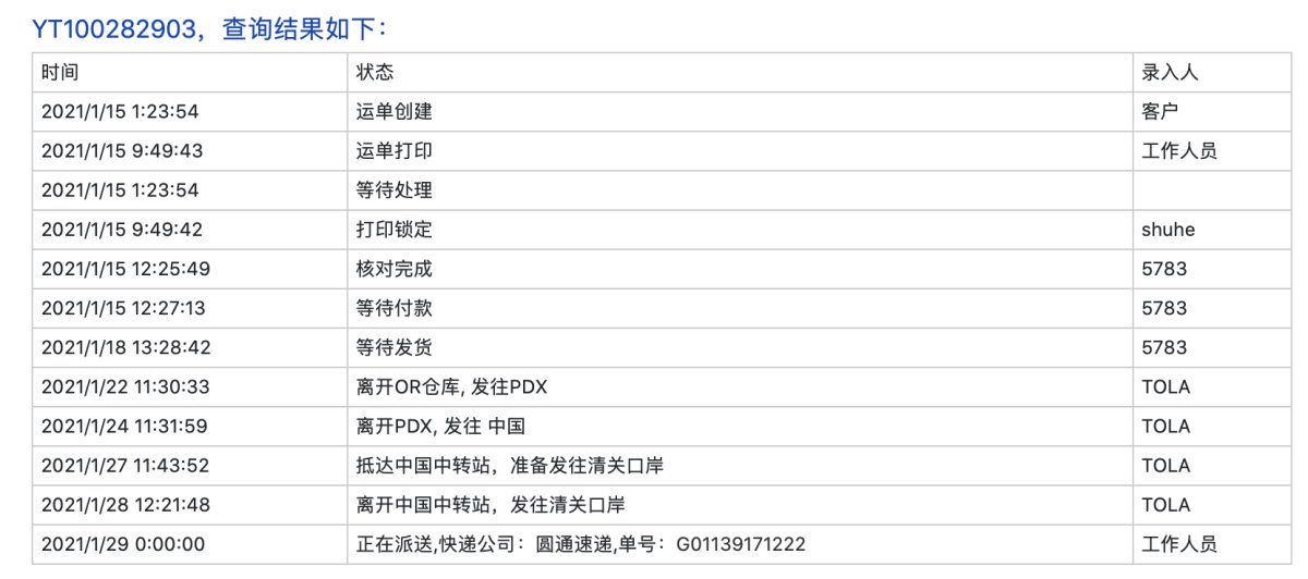 【运通速递晒单】IMXMSR+YT100282903+Lul