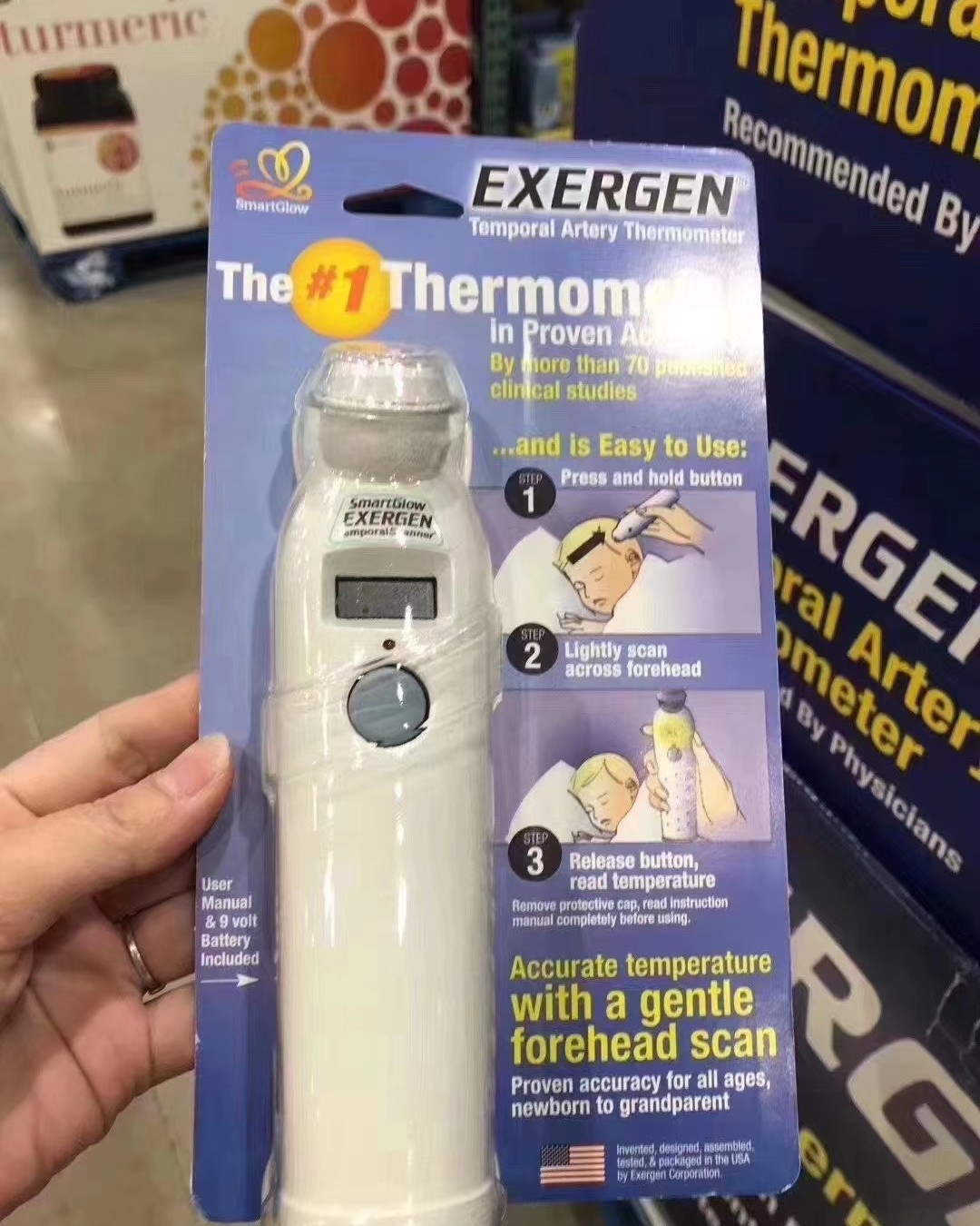 299/一支 Exergen 【额温】美国销量第一 ，全美儿