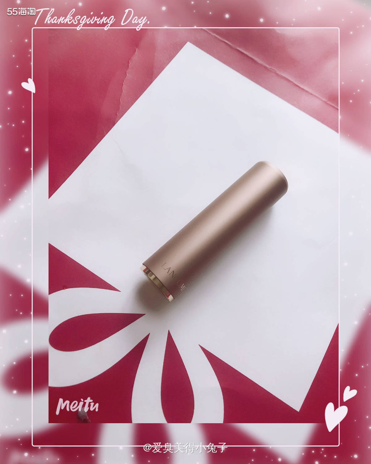 新春晒单挑战💄💄 兰蔻#888#风吹的有点大哈-正宗的小