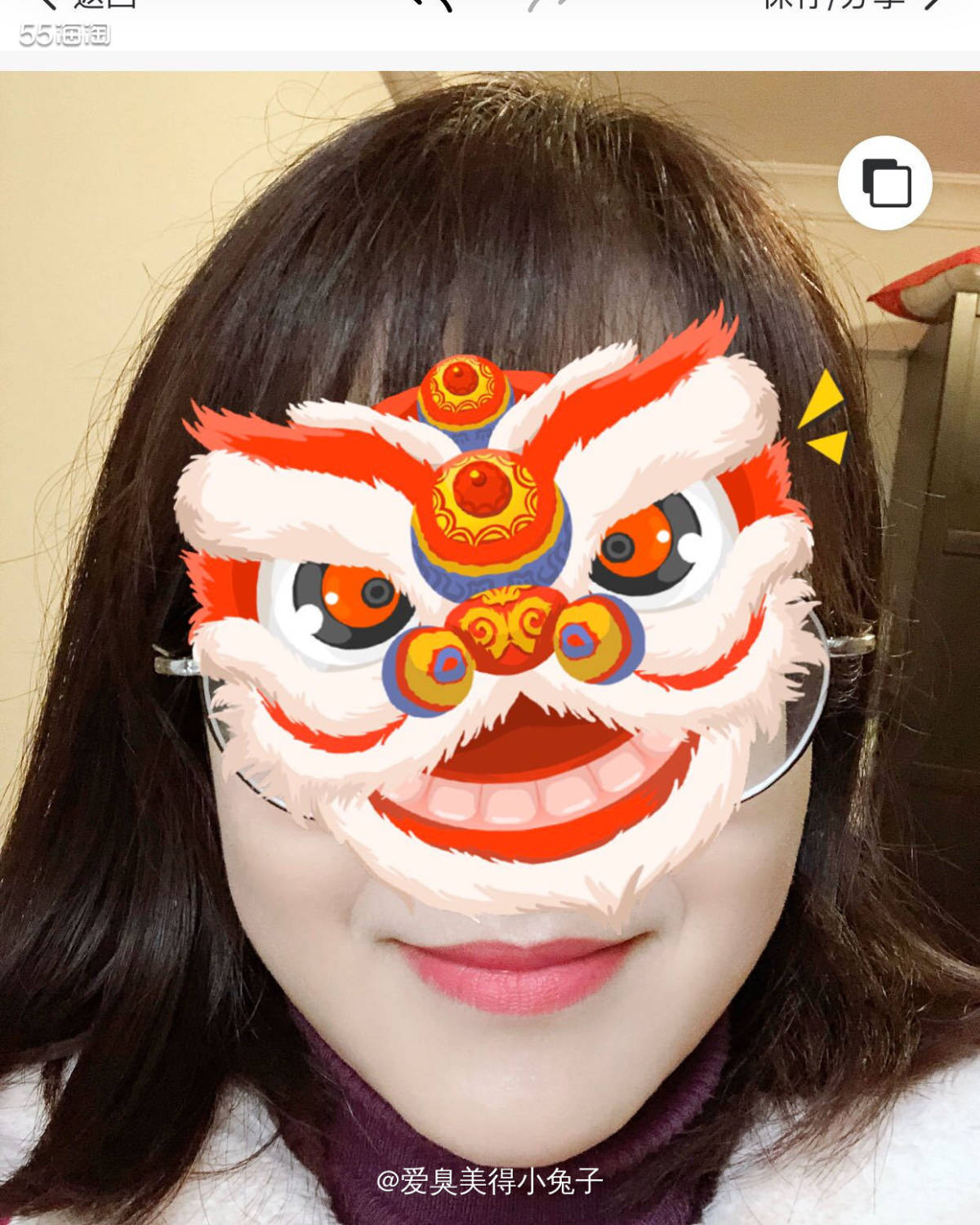 新春晒单挑战💄💄 兰蔻#888#风吹的有点大哈-正宗的小