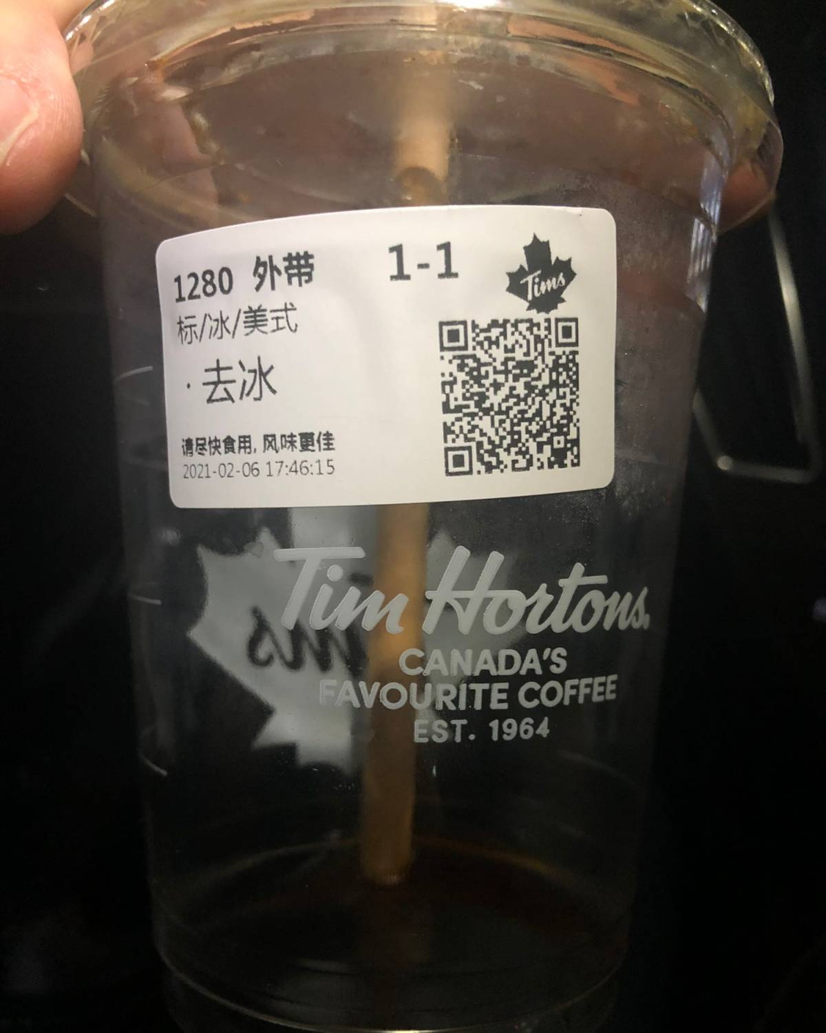 有我的地方一定有冷门，今天的测评是咖啡 Tim Horton
