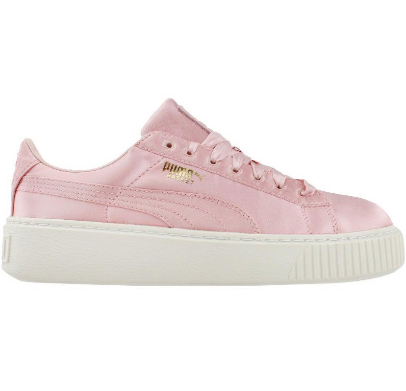Puma|puma 樱花粉 丝绸松糕鞋 只有大码38到41码