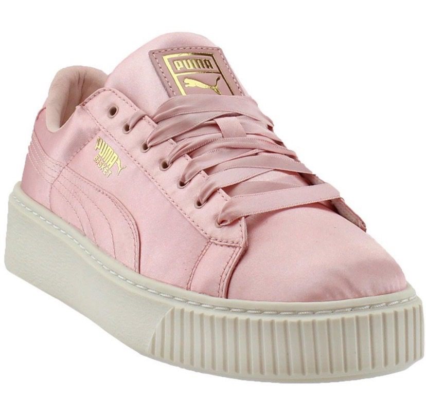 Puma|puma 樱花粉 丝绸松糕鞋 只有大码38到41码