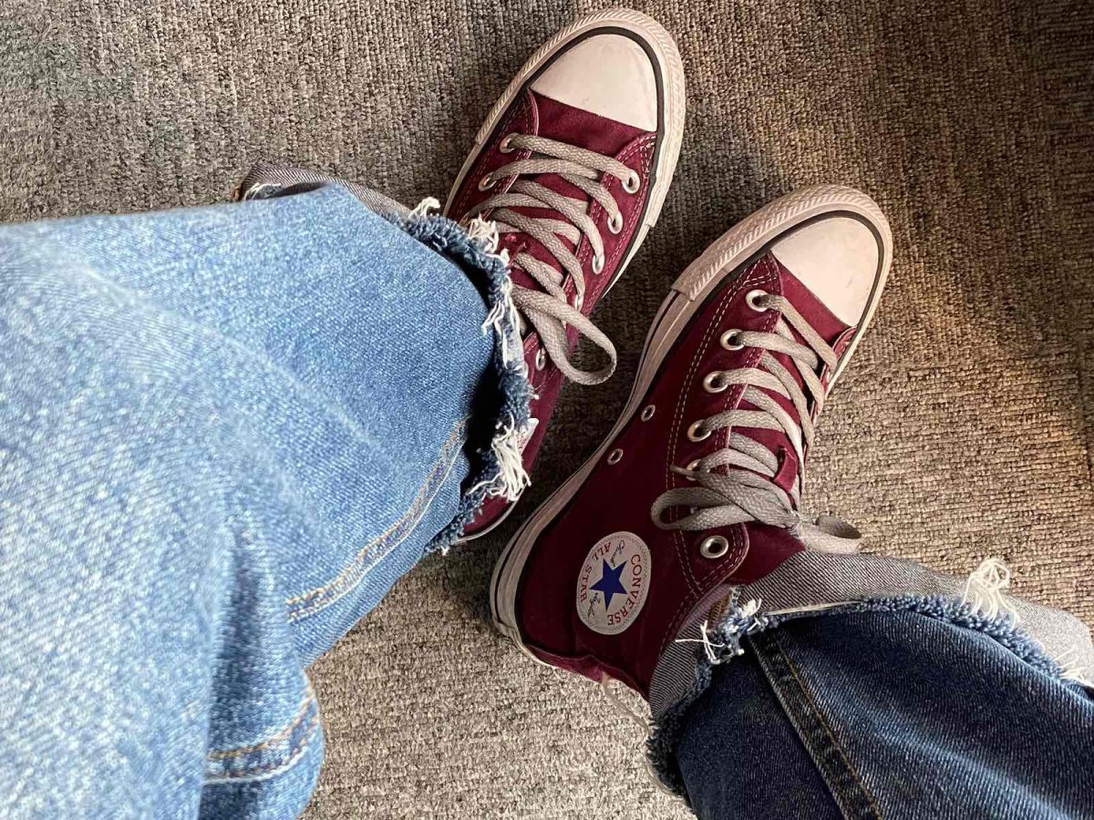 新春晒单挑战6⃣️匡威鞋！ 请人手一双好吗？ 匡威鞋，胖脚无