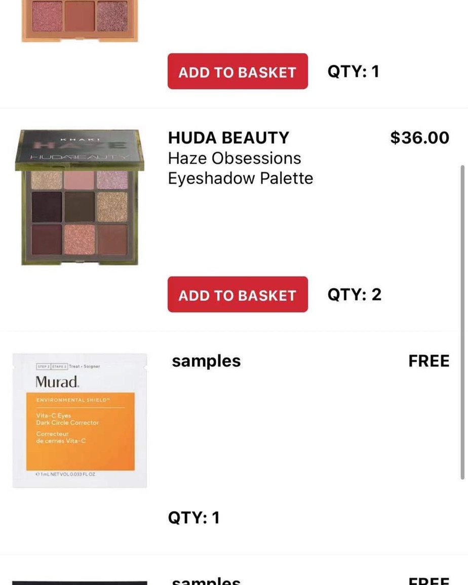 海淘剁手记之丝芙兰 商品：V Huda beauty Haz