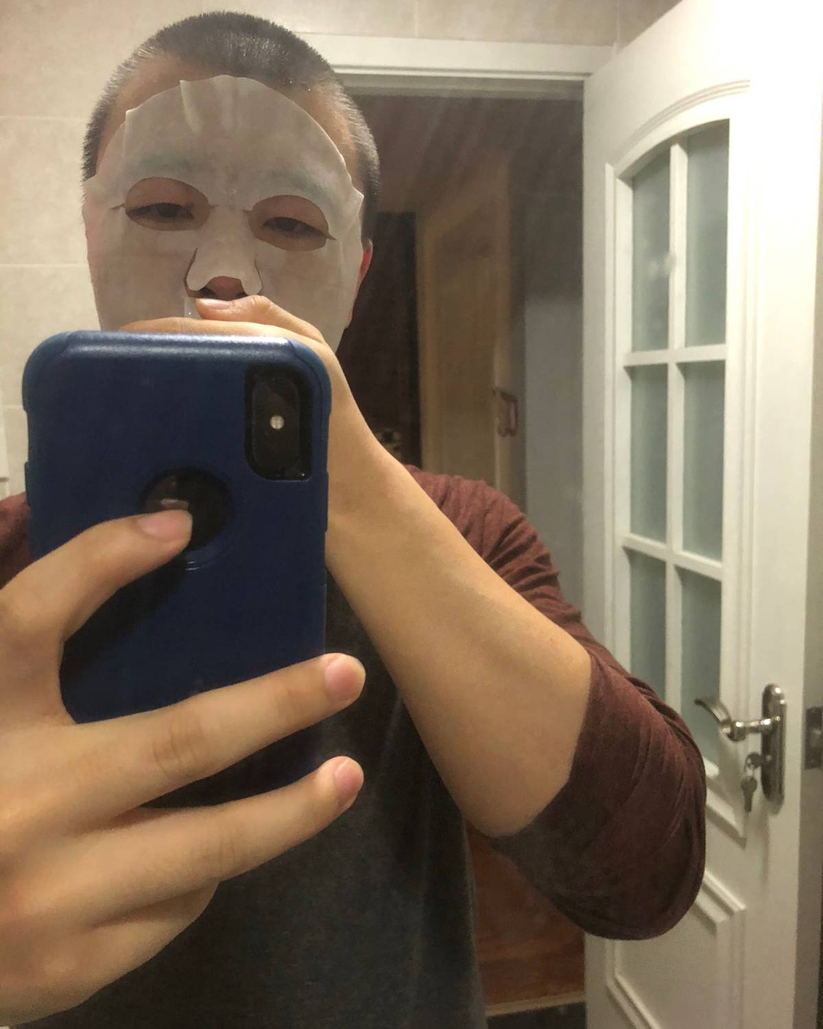 第二天（我承认我脸大～～） skii面膜，他们都叫前男友，那