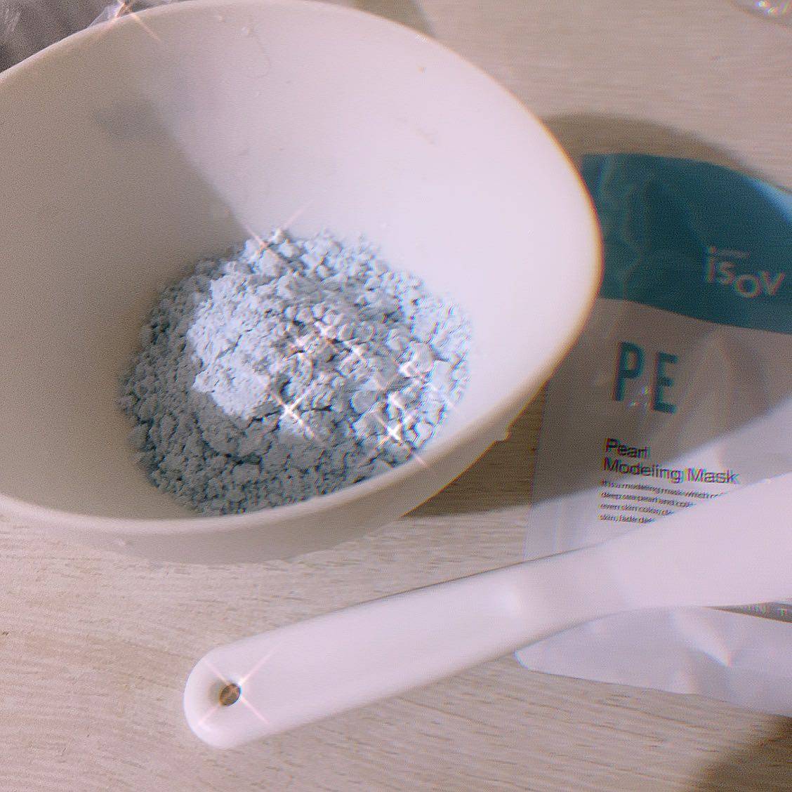 面膜打卡第三天：isov软膜蓝色款💡 今天用的是海洋珍珠蓝
