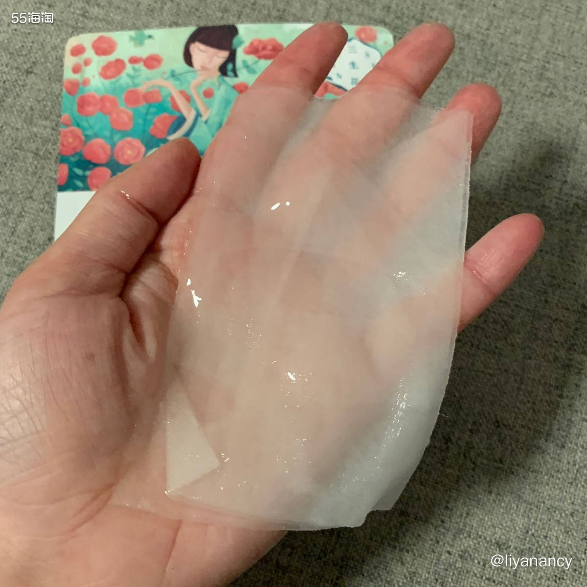 百雀羚山茶花面膜  🍇对于干性皮肤来说，春天很重要的就是补