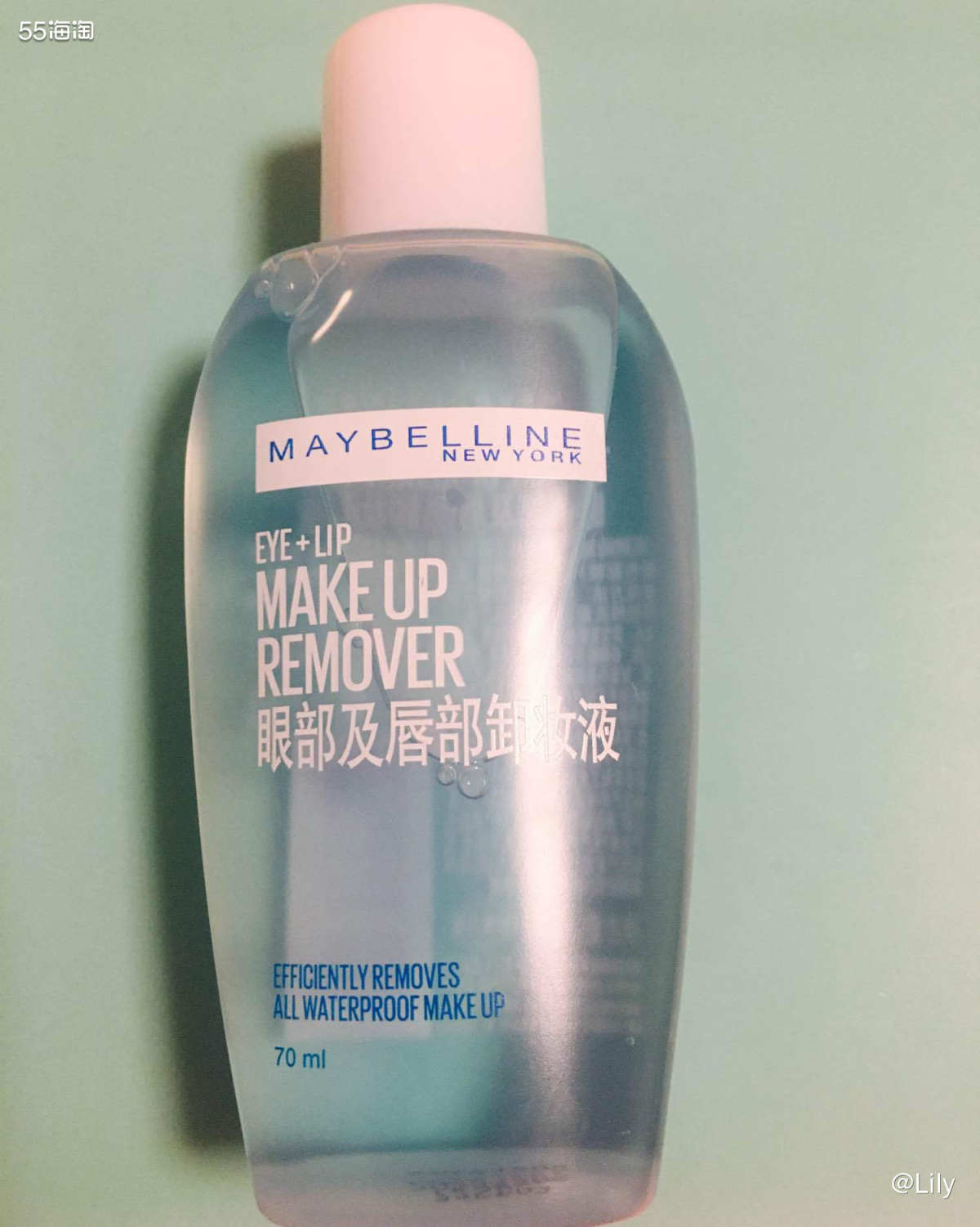 新春晒单之 美宝莲眼唇卸妆液 美宝莲眼唇卸妆液是典型的大牌平