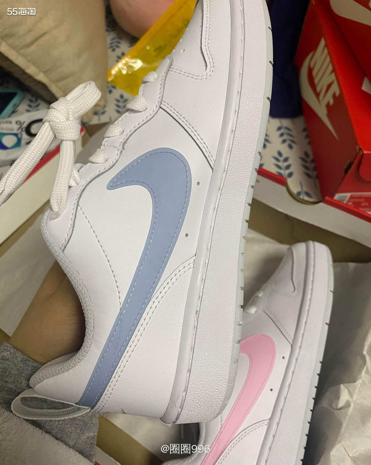 Nike court 鸳鸯大童鞋 nike court这个系