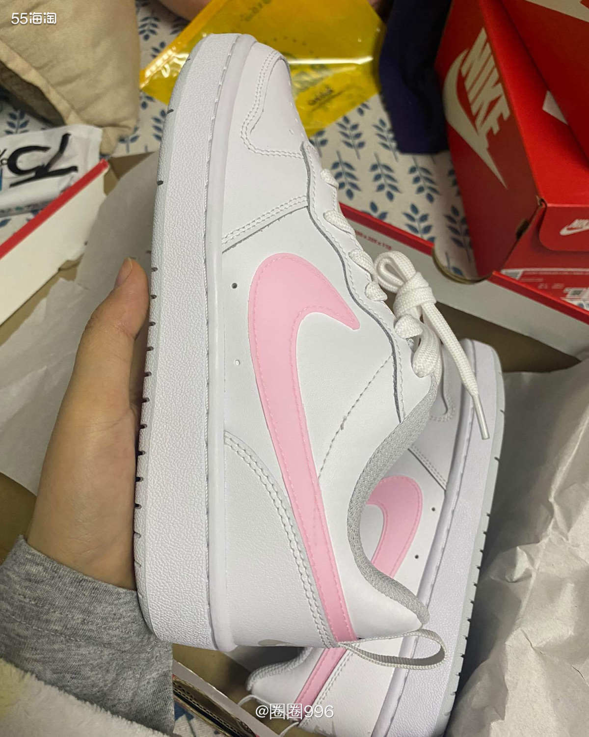 Nike court 鸳鸯大童鞋 nike court这个系