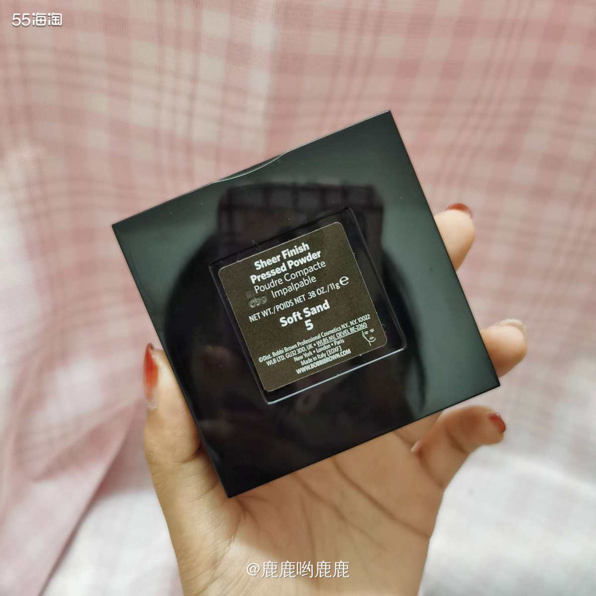 芭比布朗的羽蜜粉饼5号色soft sand纱贝，其实也很不错