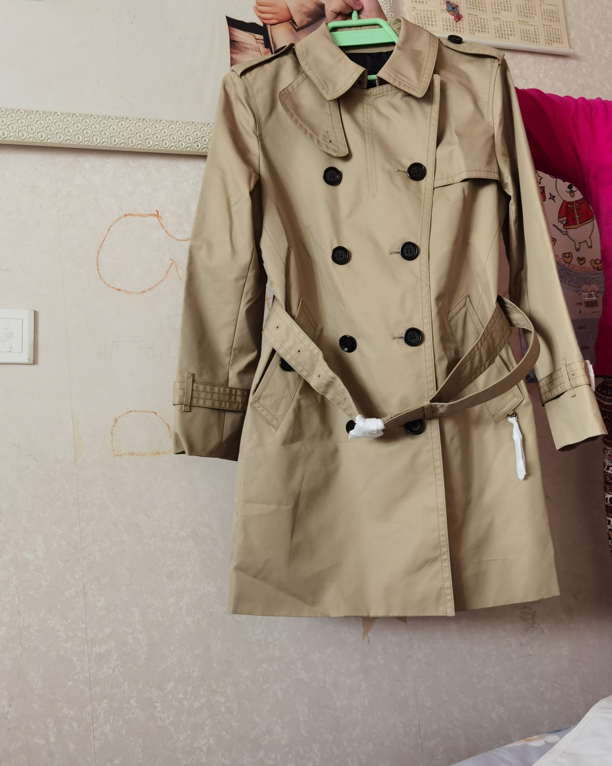 coach风衣M码全新仅试穿，本人身高172，体重135，肩