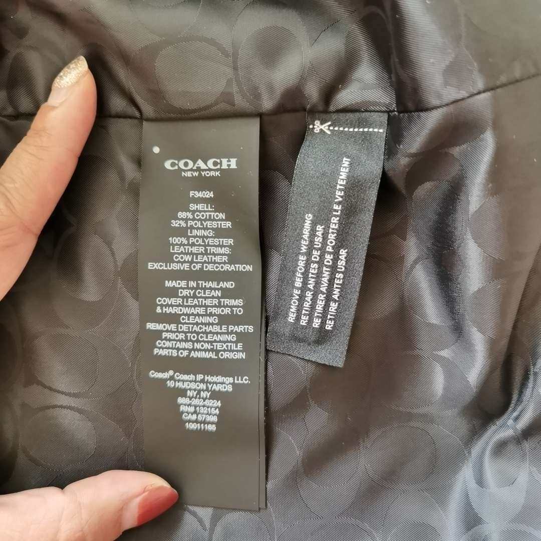 coach风衣M码全新仅试穿，本人身高172，体重135，肩