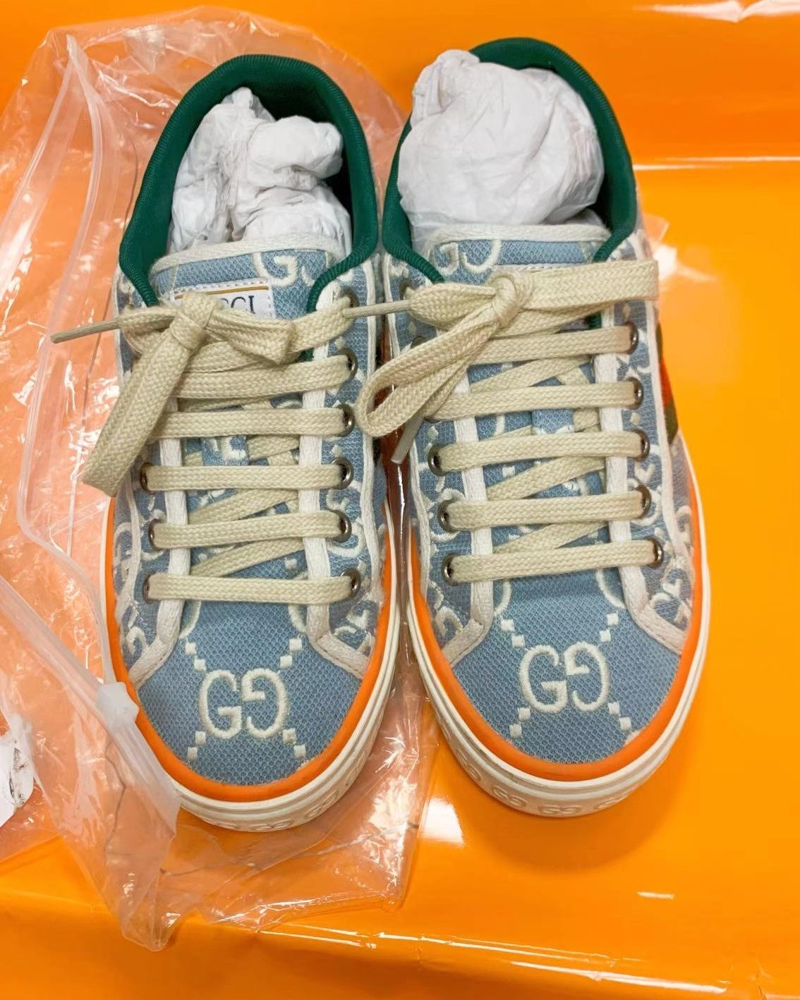 一眼爱上的鞋子， ssense 买的 ，Gucci Tenn