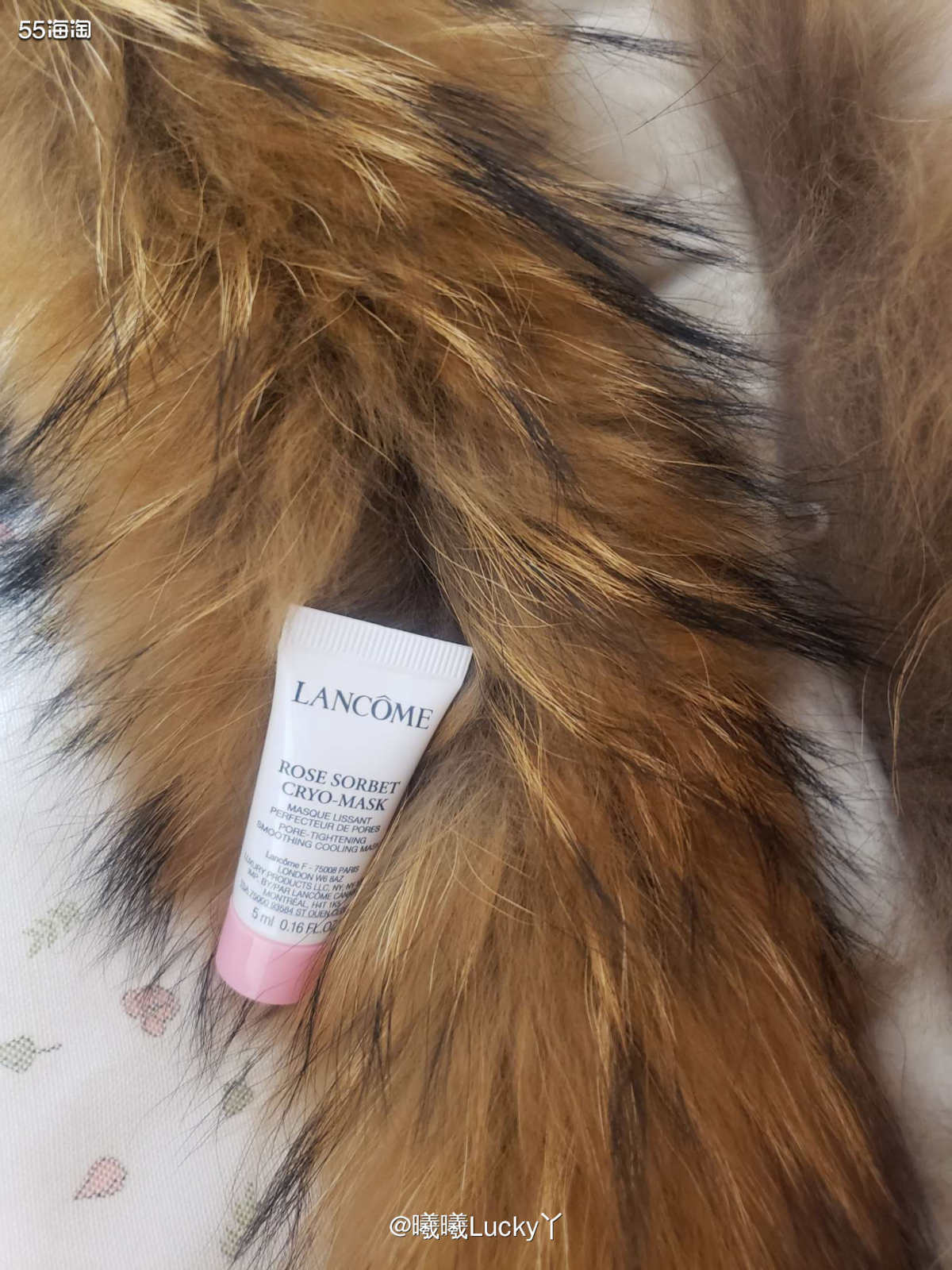 面膜打卡挑战✔ 兰蔻rose sorbet冷冻面膜  ♛今天