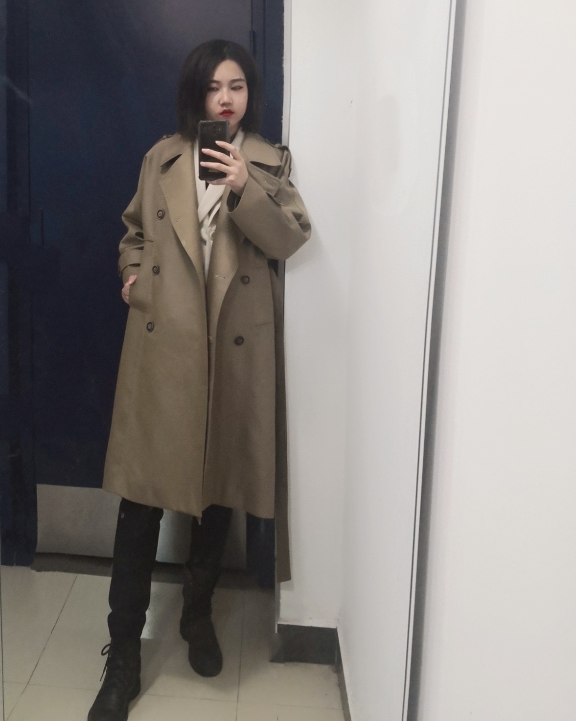 🌟酷帅休闲风衣 中性风 版型材质好！最近dandan淘到一