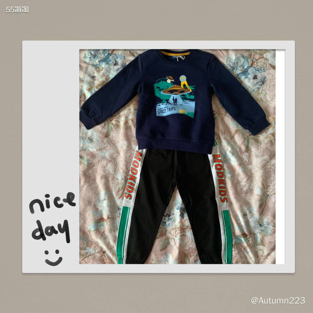 春季服装搭配之儿童卫衣卫裤搭配  💥我一直认为孩子穿衣服就