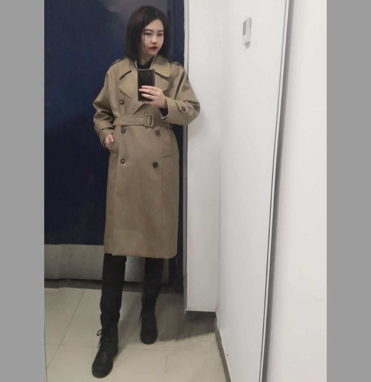 🌟酷帅休闲风衣 中性风 版型材质好！最近dandan淘到一