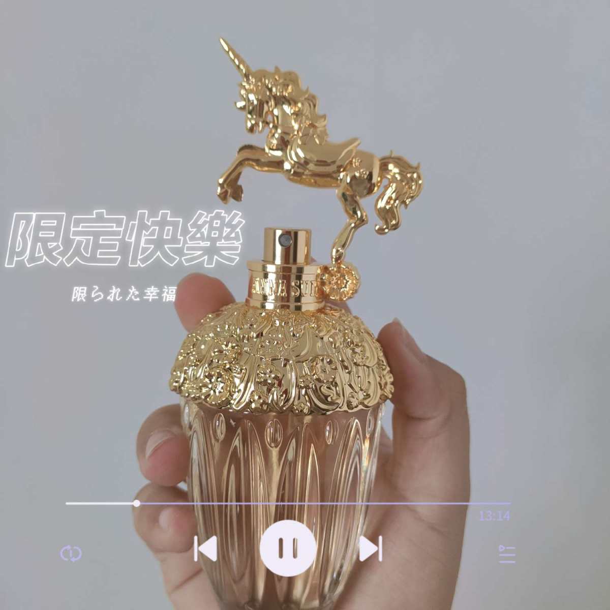 “以梦为马，不负韶华.”  安娜苏的筑梦天马-俗称独角兽. 