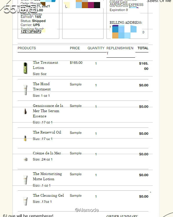 美国运通卡之下单海蓝之谜  海蓝之谜的明星产品太多了，经典面