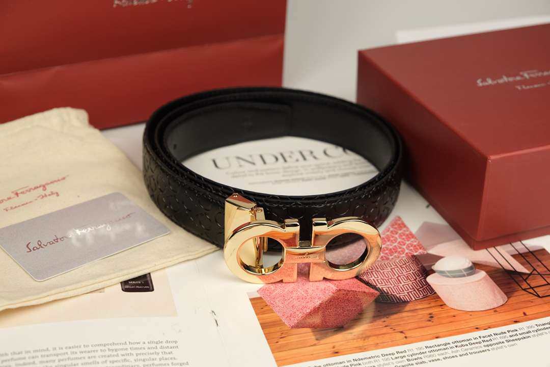 菲拉格慕双头腰带菲拉格慕皮带双扣礼盒套装 · 配件齐全，送礼