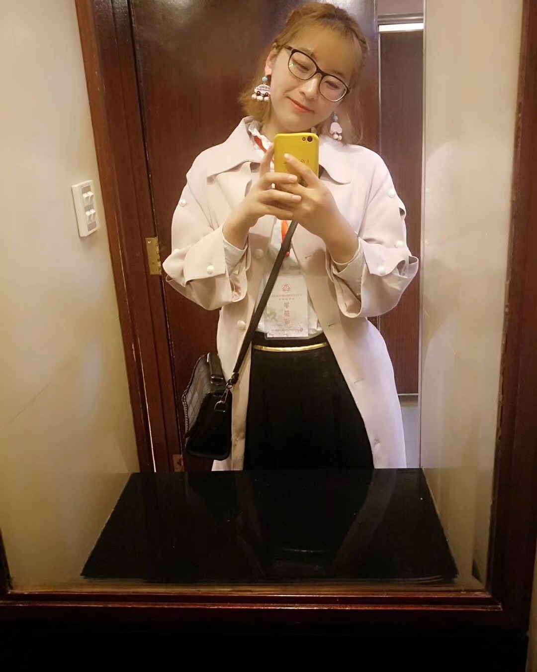 春季穿着搭配（二十三）——又是粉色的衣服  其实这件粉色长款