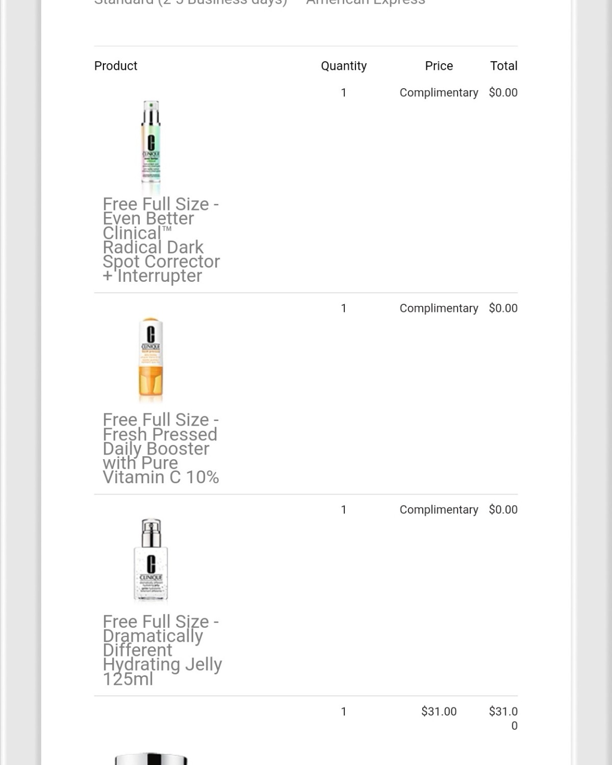 倩碧首次下单成功，又解锁一个网站  镭辐射真的是太诱惑人了，