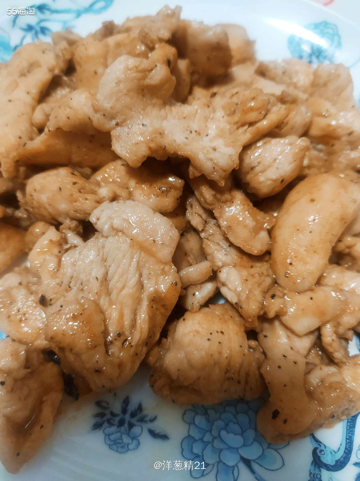 21天身计划！-第1⃣天 🥗美味食谱:黑胡椒鸡胸肉➕🐷耳