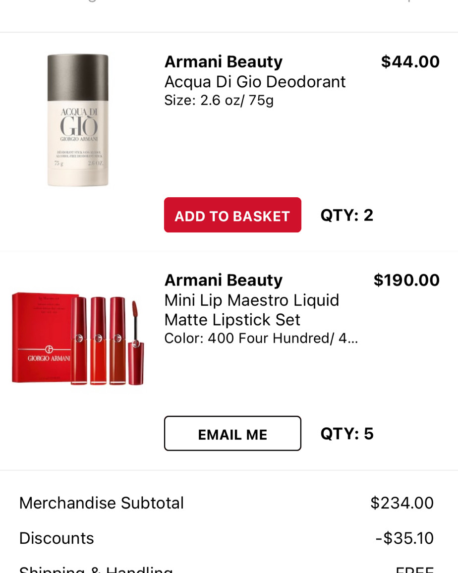 Armani新品小烟盒套装真的绝了，400、401、405三