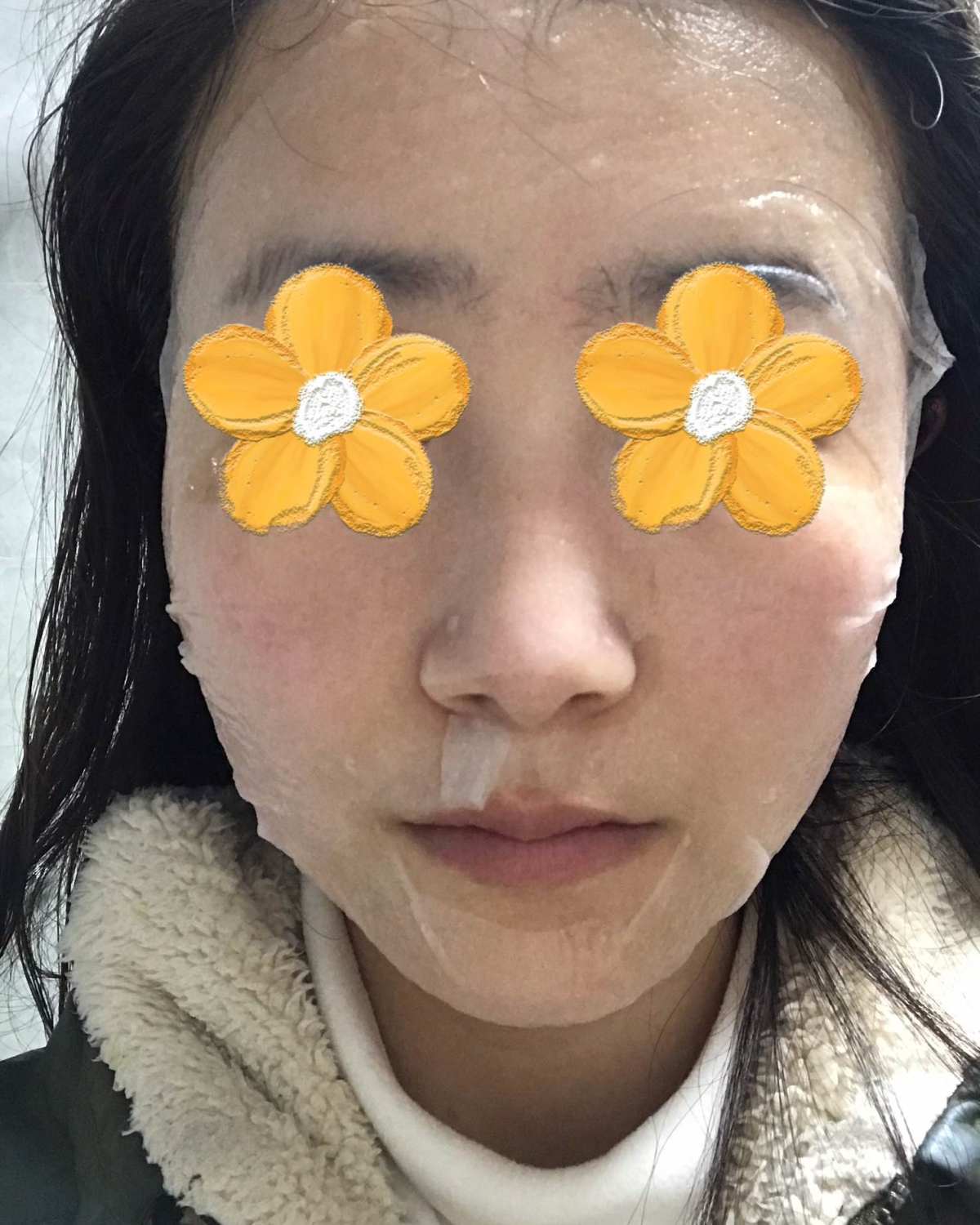 面膜打卡day3  🌸今天继续面膜打卡挑战，敷的是朋友圈买