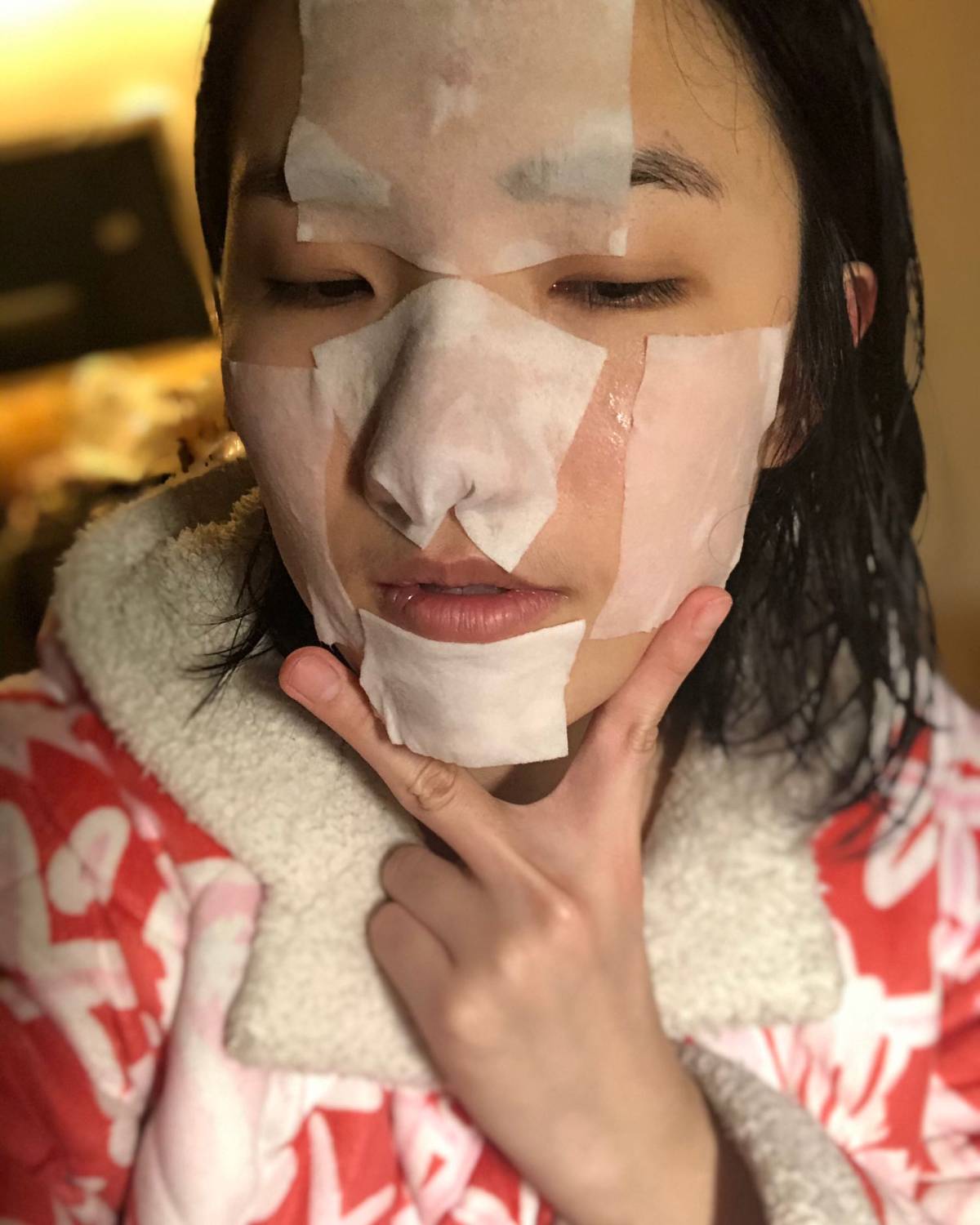 💐面膜打卡第1⃣️1⃣️篇💐湿敷C来袭～  混油的姐妹们