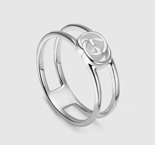 #亚马逊海外购优品**#gucci双G字母镂空戒指  ❤️ 