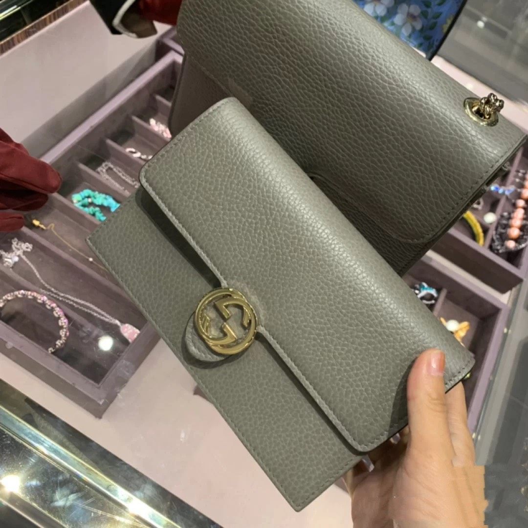 gucci 奥莱款荔枝纹链条包  春天来咯～脱掉厚厚的大外套