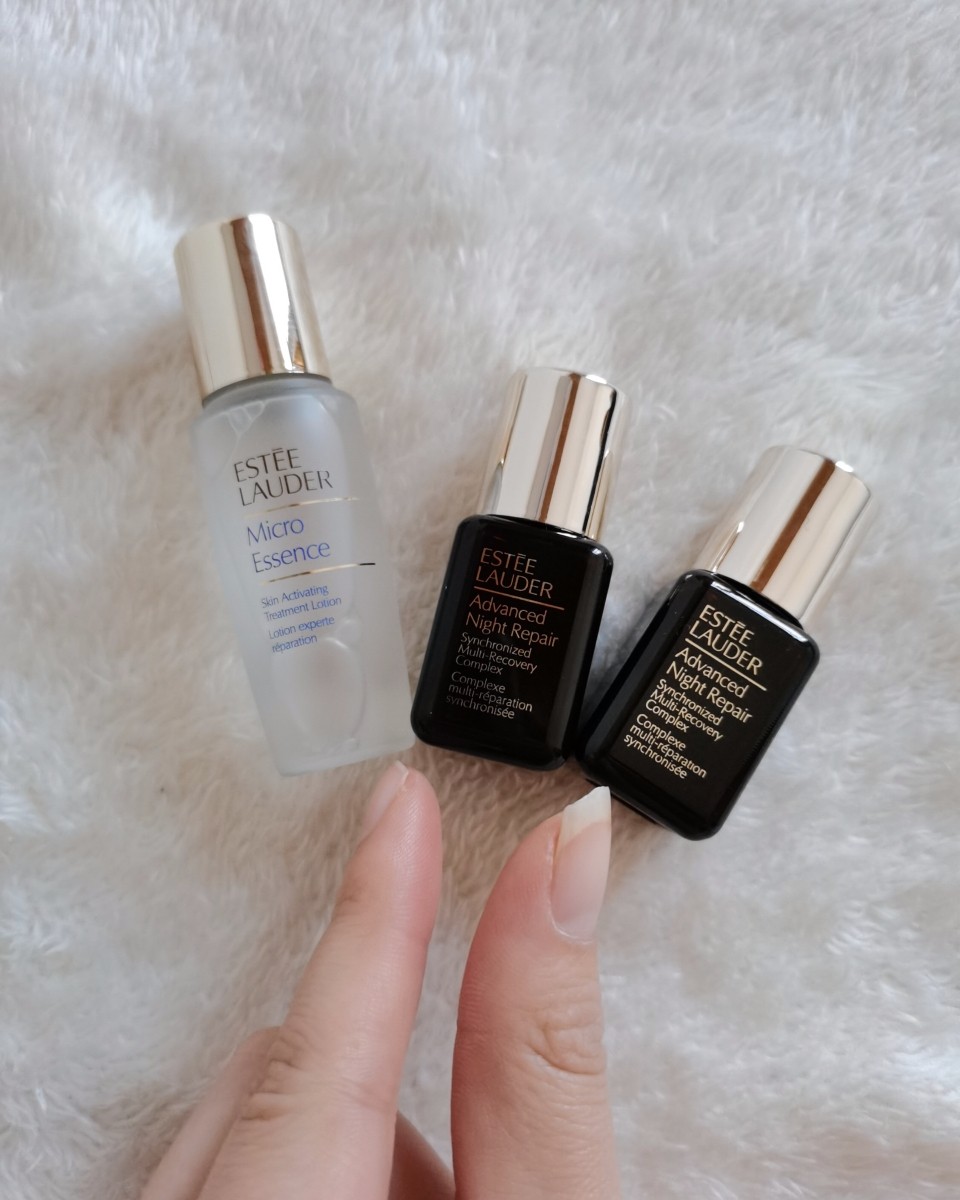 最爱买雅诗兰黛了，因为小样看着就很开心，每次都会送，满150