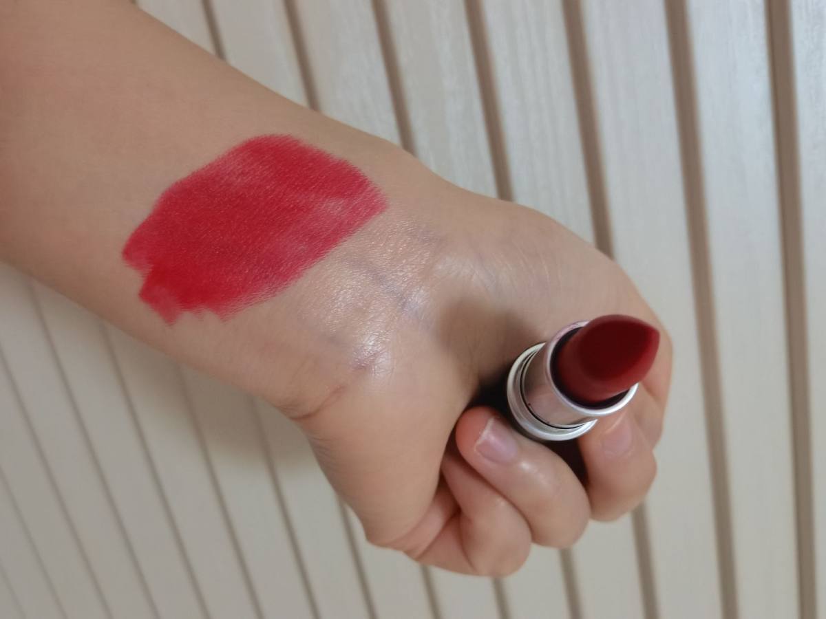 MAC最受欢迎色号：Ruby Woo，黄白皮可入！  试色的