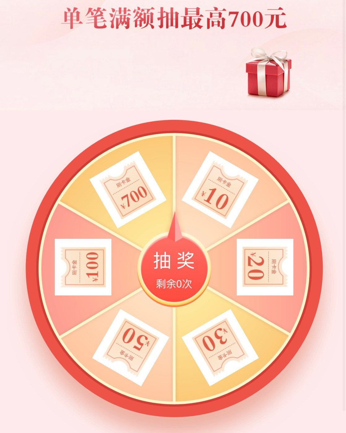 一直使用的招行信用卡💳平时很少关注掌上生活的各项活动，在活