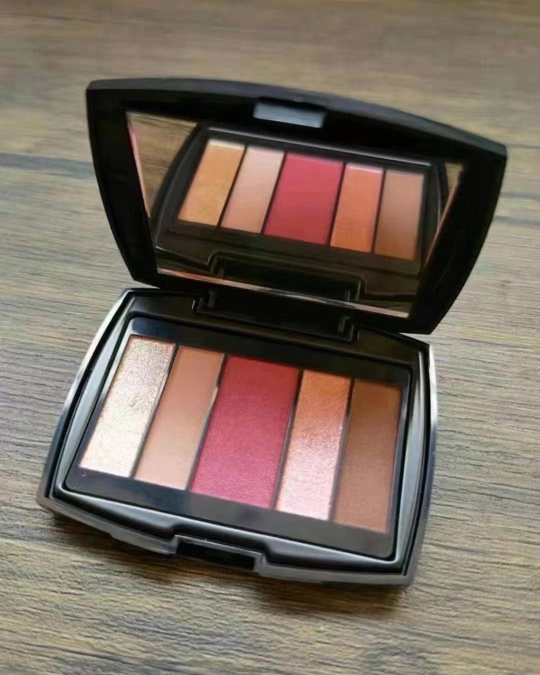 兰蔻口红340色号77兰蔻五色眼影盘